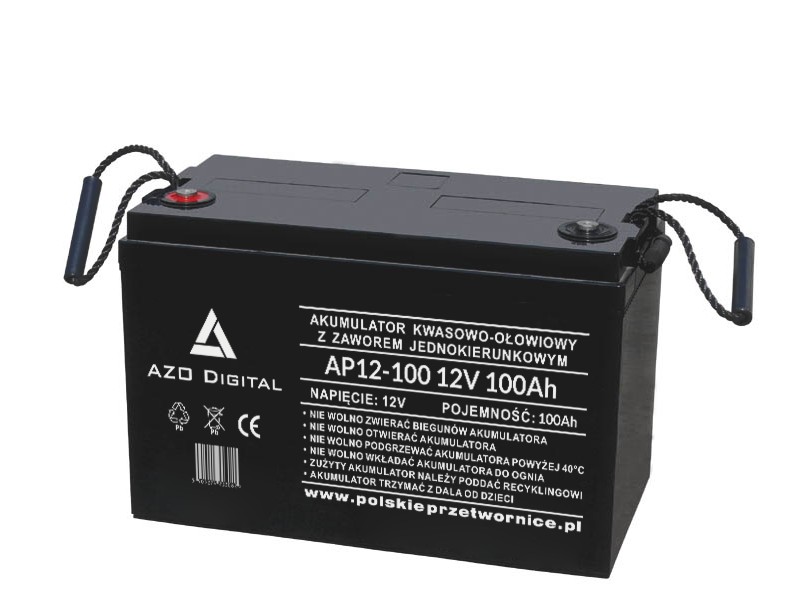 Akumulator VRLA AGM bezobsługowy AP12-100 12V 100Ah   Cena: 659,00 PLN
