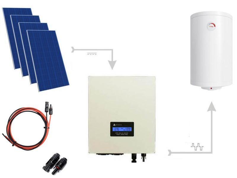 Zestaw do grzania wody w bojlerach ECO Solar Boost PRO 1650W MPPT 4xPV Mono   Cena: 3.776,00 PLN