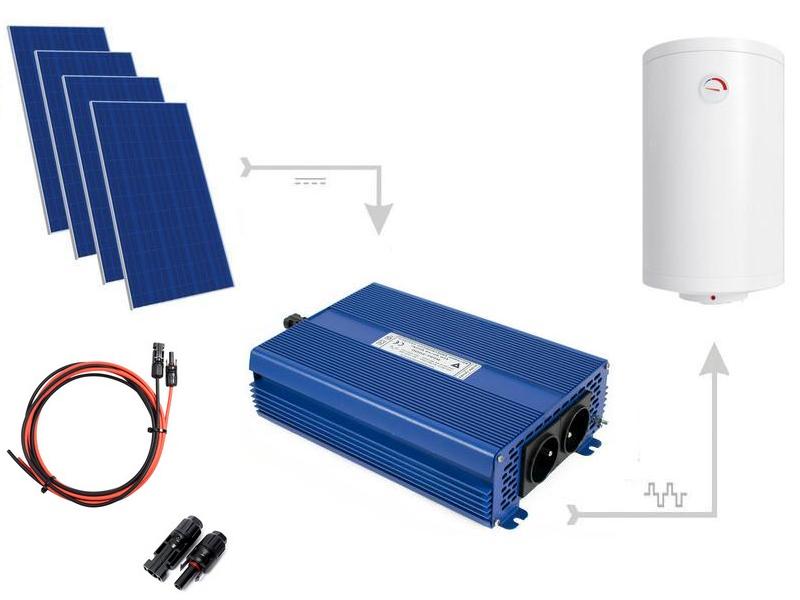 Zestaw do grzania wody w bojlerach ECO Solar Boost 1650W MPPT 4xPV Mono   Cena: 3.529,00 PLN